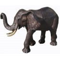Eléphant en bronze BRZ1087 ( H .114 x L .178 Cm ) Poids : 136 Kg 