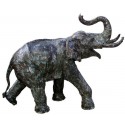 Bronze animalier :Eléphant en bronze BRZ0902v ( H .129 x L .165 Cm ) Poids : 90 Kg 