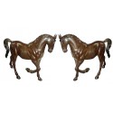 Cheval en bronze BRZ0061 ( H .101 x L .127 Cm ) Poids : 72 Kg 