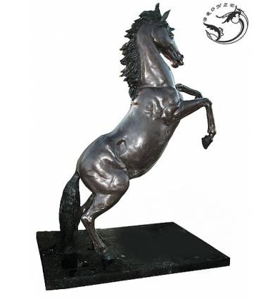 Bronze animalier :Cheval en bronze BRZ1330  ( H .295 x L .200 Cm )