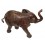 Bronze animalier :Eléphant en bronze BRZ1134  ( H .66 x L .94 Cm )  Poids : 27 Kg 