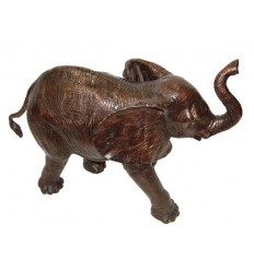 Bronze animalier :Eléphant en bronze BRZ1134 ( H .66 x L .94 Cm ) Poids : 27 Kg 