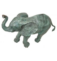 Bronze animalier :Eléphant en bronze BRZ1134v ( H .66 x L .94 Cm ) Poids : 27 Kg 