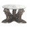Table basse de salon en bronze BRZ0419  ( H .43 x L .68 Cm )  Poids : 28 Kg 