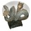 Table basse de salon en bronze BRZ0916v ( H .53 x L .51 Cm )