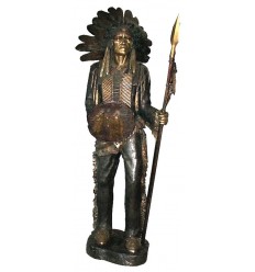 Sculpture Indien en bronze BRZ0415 ( H .198 x L . Cm ) Poids : 125 Kg 