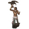 Sculpture Indien en bronze BRZ0416 ( H .193 x L .152 Cm ) Poids : 136 Kg 