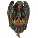 Sculpture d'ange en bronze BRZ0370 ( H .43 x L .27 Cm ) Poids : 7 Kg 