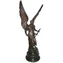 Sculpture d'ange en bronze BRZ1054/SM095 ( H .96 x L .35 Cm )