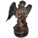 Sculpture d'ange en bronze BRZ1057/SM283 ( H .46 x L .33 Cm )