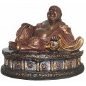 statuette de bouddhas en bronze BRZ0364-10 ( H .25 x L .30 Cm ) Poids : 4 Kg 