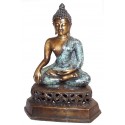 statuette de bouddhas en bronze BRZ0844  ( H .46 x L .30 Cm )  Poids : 6 Kg 