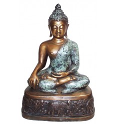 statuette de bouddhas en bronze BRZ0847 ( H .46 x L .30 Cm ) Poids : 6 Kg 