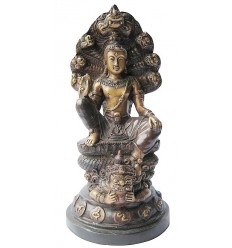 statuette de bouddhas en bronze BRZ1288  ( H .33 x L .15 Cm )  Poids : 3 Kg 