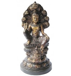 statuette de bouddhas en bronze BRZ1288 ( H .33 x L .15 Cm ) Poids : 3 Kg 