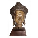 Tête de bouddha BRZ1252 ( H .25 x L . Cm ) Poids : 3 Kg 