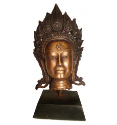 Tête de bouddha BRZ1254 ( H .25 x L . Cm ) Poids : 3 Kg 