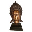 Tête de bouddha BRZ1254 ( H .25 x L . Cm ) Poids : 3 Kg 