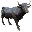 Sculpture de vache en bronze BRZ1214