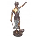 Sculpture de la Justice en bronze BRZ0910V-32  ( H .82 x L . 40Cm )