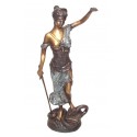 Sculpture de la Justice en bronze BRZ0910V-32 ( H .82 x L . 40Cm )