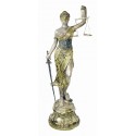 Sculpture de la Justice en bronze BRZ1405OR ( H .211 x L .86 Cm ) Poids : 64 Kg 