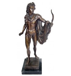 Sculpture d'homme en bronze BRZ1030/SM133 ( H .61 x L .28 Cm )