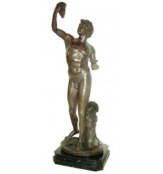 Sculpture d'homme en bronze BRZ1032/SM004 ( H .51 x L .20 Cm )