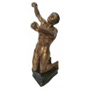 Sculpture d'homme en bronze BRZ1128 ( H .58 x L . Cm ) Poids : 7 Kg 