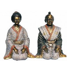 Sculpture divinité asiatique en bronze BRZ0041-8 ( H .20 x L . Cm ) Poids : 3 Kg 