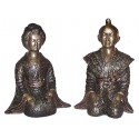 Sculpture divinité asiatique en bronze BRZ0041N-14 ( H .35 x L . Cm ) Poids : 13 Kg 