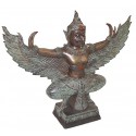 Sculpture divinité asiatique en bronze BRZ0542-12 ( H .33 x L .38 Cm ) Poids : 5 .3 Kg 