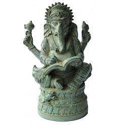 Sculpture divinité asiatique en bronze BRZ1281V ( H .19 x L . Cm ) Poids : 1 Kg 