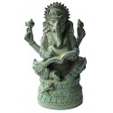 Sculpture divinité asiatique en bronze BRZ1281V ( H .19 x L . Cm ) Poids : 1 Kg 