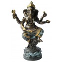 Sculpture divinité asiatique en bronze BRZ1287 ( H .20 x L .14 Cm ) Poids : 1 Kg 