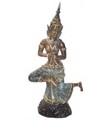 Danseuses Thaï BRZ0653-23 ( H .59 x L : Cm ) Poids : 5 Kg 