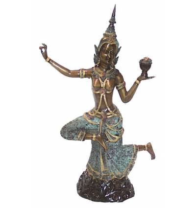 Danseuses Thaï BRZ0654-23 ( H .59 x L : Cm ) Poids : 6 Kg 