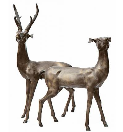 Cerf BRZ0107M ( H .137 x L .76 Cm ) Poids : 58 Kg 