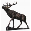 Cerf en bronze BRZ0789 ( H .76 x L .76 Cm ) poids 15 kgs