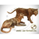 tigre en bronze aa453-100 ( H .15 x L .20 Cm )