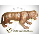 tigre en bronze aa454-100 ( H .12 x L .30 Cm )