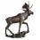 Caribou en bronze BRZ1370 ( H .225 x L .220 Cm ) Poids : 173 Kg 