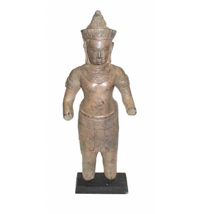 Sculpture de bouddha antique en bronze BRZ0608 ( H .45 Cm )