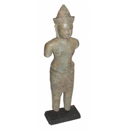 Sculpture de bouddha antique en bronze BRZ0609 ( H .45 Cm ) Poids : 3 Kg 