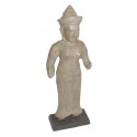 Sculpture de bouddha antique en bronze BRZ0610 ( H .45 Cm ) Poids : 3 Kg 