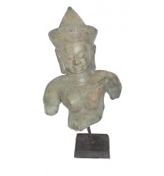 Sculpture de bouddha antique en bronze BRZ0619 ( H .38 Cm )