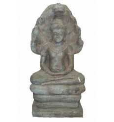 Sculpture de bouddha antique en bronze BRZ0804 ( H .53 Cm )