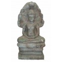 Sculpture de bouddha antique en bronze BRZ0804 ( H .53 Cm )