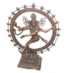 Sculpture de bouddha antique en bronze BRZ0811 ( H .84 Cm )