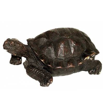 tortue en bronze BRZ0143-6 ( H .15 x L .33 Cm ) Poids : 3 Kg 